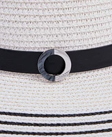 I.n.c. International Concepts Stripe-Brim Floppy Hat with Contrast Band, Exclusively at Macy's