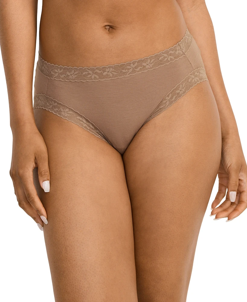Jockey Women's High-Cut Lace Trimmed Brief Underwear 4611