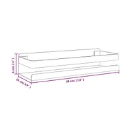 Shower Shelf 11.8"x3.9"x2.4" Brushed 304 Stainless Steel