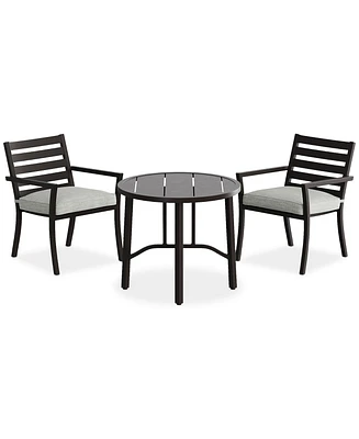 Astaire 3pc Bistro Dining Set (32" Round Table + 2 Chairs), Created for Macy's