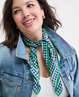 On 34th Gingham Square Bandana Scarf, Exclusively at Macy's