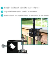 Deck Clamp - Outdoor Torch Mount Holder