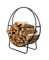 Inch Outdoor Firewood Rack Hoop