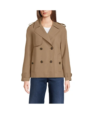 Lands' End Women's Trench Rain Jacket