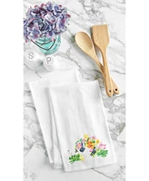 Bunny Rabbit & Duck Chick Printed Easter Spring Theme Kitchen Dishtowel