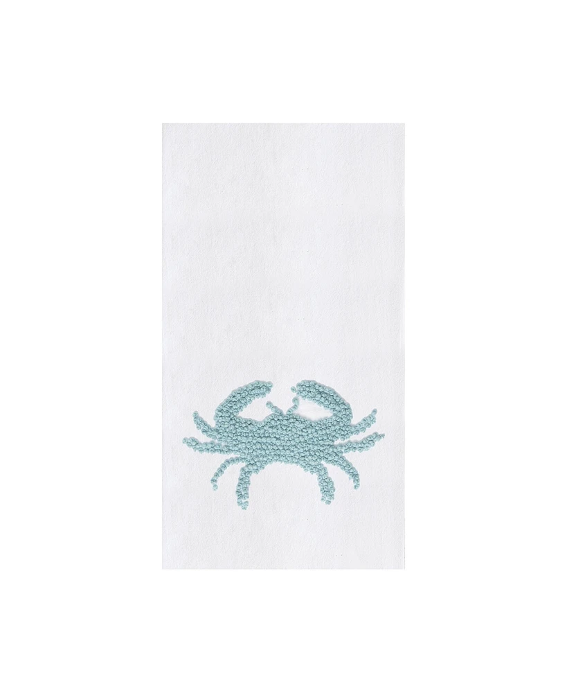 Crab French Knot Flour Sack Kitchen Towel