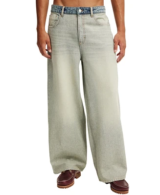 Cotton On Men's Super Baggy Reverse Jean