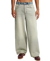 Cotton On Men's Super Baggy Reverse Jean