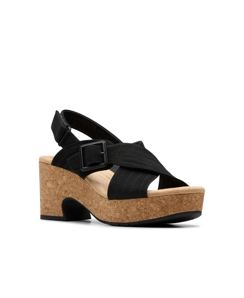 Clarks Collection Women's Nerisa West Wedge Sandals