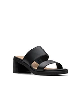 Clarks Collection Women's Jaylan Dusk Block Heel Sandals