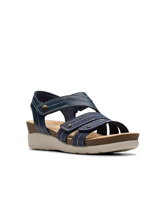 Clarks Collection Women's Calenne Clara Wedge Sandals