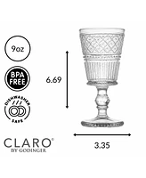 Godinger Claro Goblets - 9oz., Set of 4