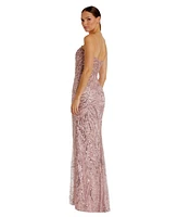 Mac Duggal Women's Strapless Embellished Gown