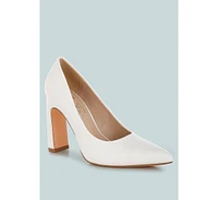 Shacarri Faux Leather Pumps