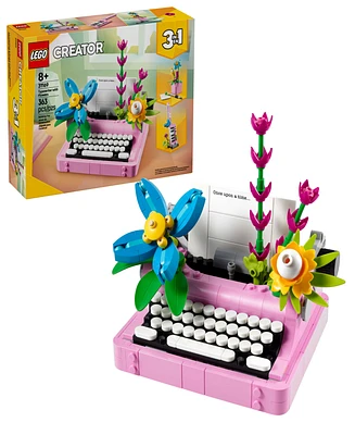 Lego Creator 3 in 1 Typewriter with Flowers Building Toy 31169, 363 Pieces