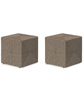 Sonetta Outdoor Seating Cube, Set of 2