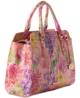 Brahmin Finley Perennial Large Melbourne Leather Satchel