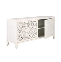 Raura 2 Shelf 2 Door Media Stand