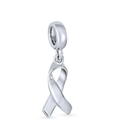 Bling Jewelry Breast Cancer Survivor Hope Dangle Charm Bead - Sterling Silver Symbolic Jewelry