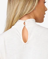 Cable & Gauge Women's Super Soft Mock Neck Top