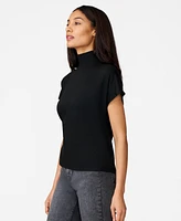 Cable & Gauge Women's Super Soft Mock Neck Top