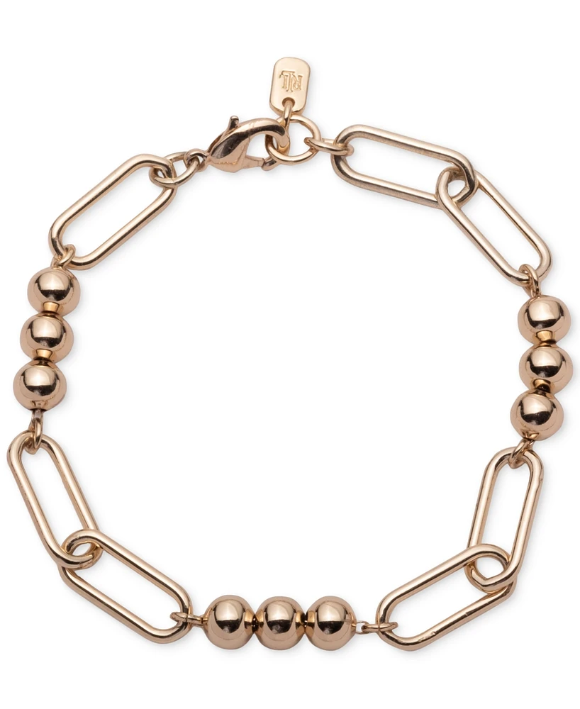 Lauren Ralph Beaded Link Flex Bracelet