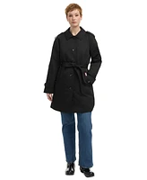 Hunter Women's Coated Gabardine Trench Jacket