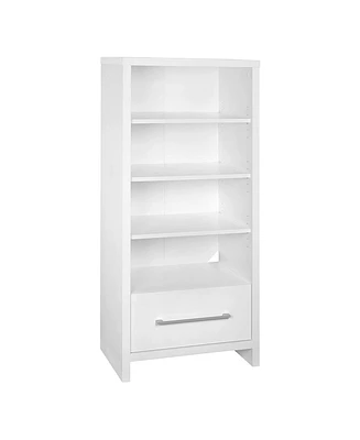 ClosetMaid 165100 Decorative Media Storage Tower Bookcase with Drawer, White