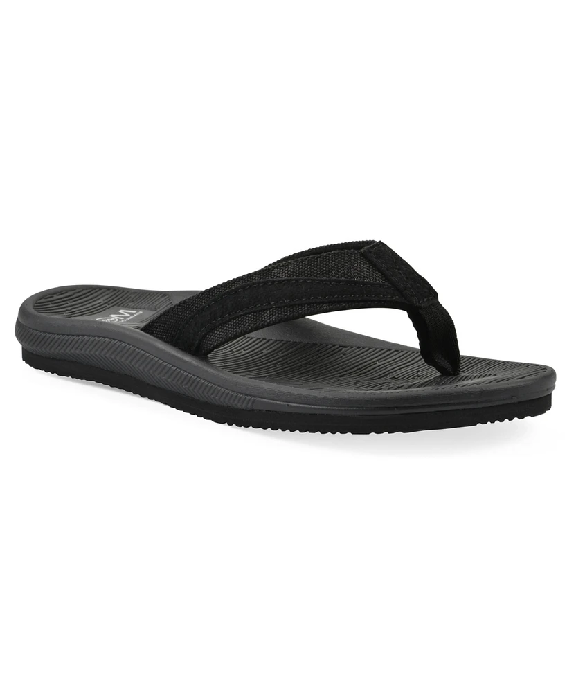 White Mountain Women's Bays Round Toe Flat Sandals