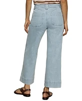 Sanctuary Women's Voyage Cropped Wide-Leg Jeans