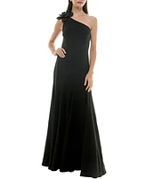 Taylor Women's Embellished Asymmetric One-Shoulder Gown