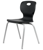 School Student Stack Chair - Luxurious and Comfortable Molded Seat with Robust Riveted Frame