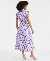 On 34th Women's Cotton Belted Midi Shirtdress, Exclusively at Macy's