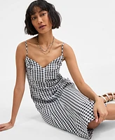 On 34th Women's Mommy & Me Gingham High-Low Midi Dress, Exclusively at Macy's