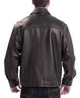 Bgsd Men Ryan Zip Front Leather Jacket