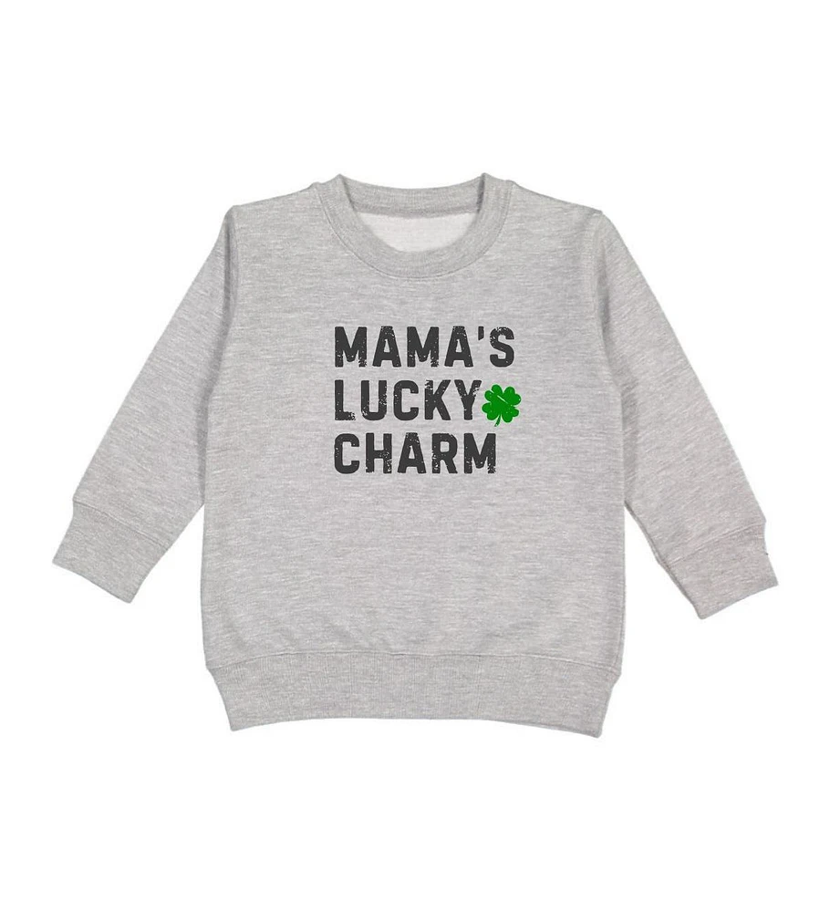 Sweet Wink Toddler Boys Mama's Lucky Charm St. Patrick's Day Sweatshirt