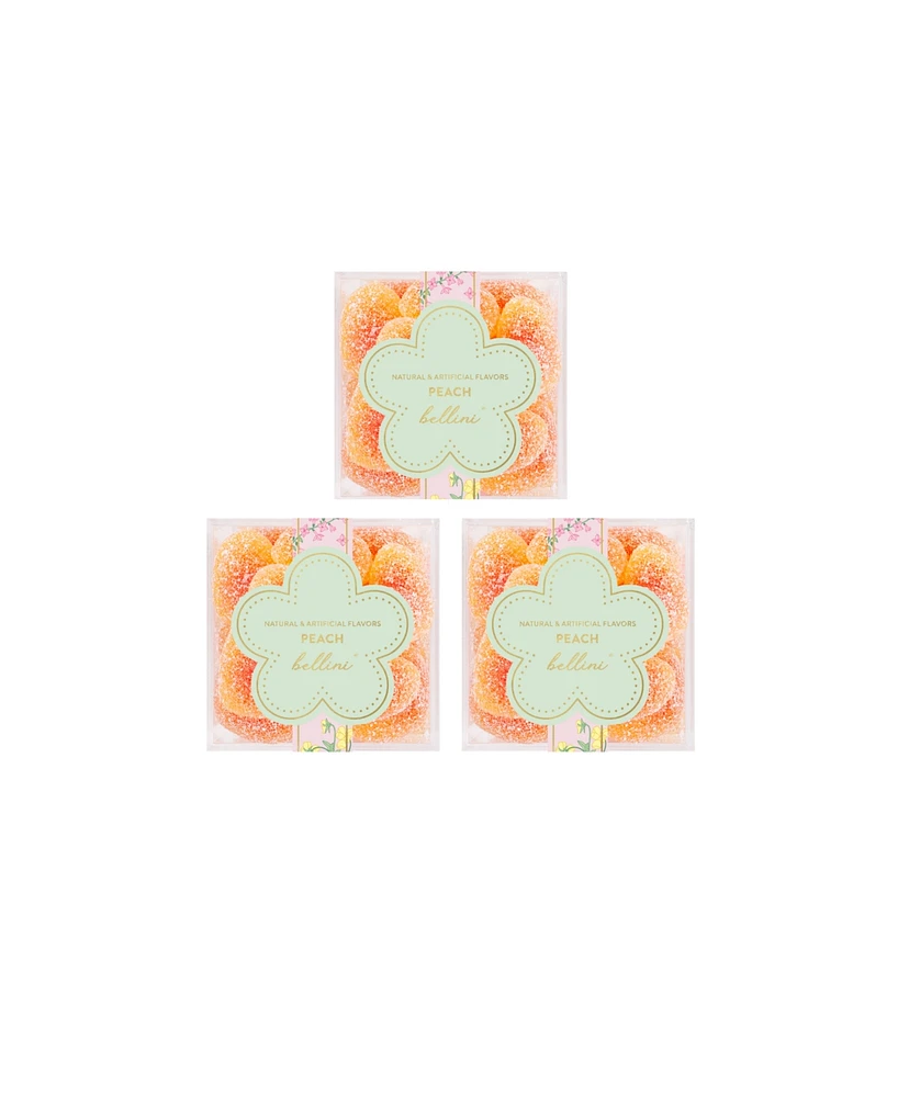 Sugarfina Spring La Vie En Rose Peach Bellini Small Candy Cubes, 3 Piece