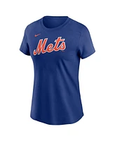 Nike Women's Juan Soto Royal New York Mets Fuse Name Number T-Shirt