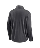 Nike Men's Anthracite Super Bowl Lix Pacer Performance Half-Zip Top