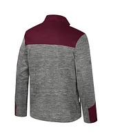 Colosseum Men's Gray/Maroon Montana Grizzlies Guard Full-Zip Jacket