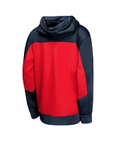 Nike Big Boys and Girls Navy/Red Washington Wizards Authentic On-Court Showtime Performance Full-Zip Hoodie