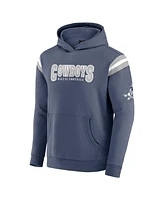 Darius Rucker Collection by Fanatics Men's Navy Dallas Cowboys Throwback Pullover Hoodie