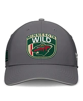 Fanatics Men's Gray Minnesota Wild Home Ice Flex Hat