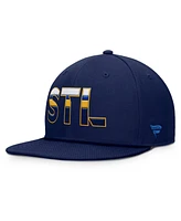 Fanatics Men's Navy St. Louis Blues Authentic Pro Rink Snapback Hat
