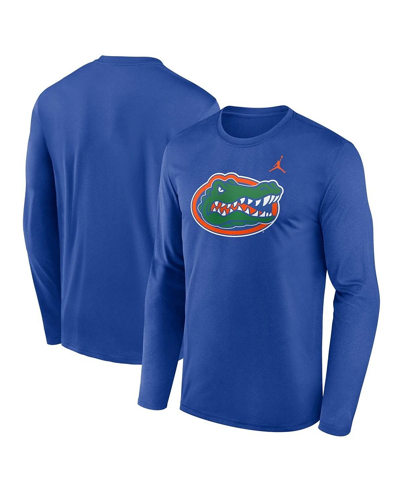 Jordan Men's Royal Florida Gators Primetime Primary Legend Long Sleeve T-Shirt