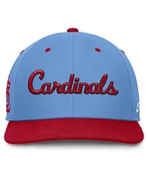 Nike Men's Light Blue/Red St. Louis Cardinals Cooperstown Collection Pro Performance Snapback Hat