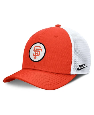 Nike Men's Orange San Francisco Giants Cooperstown Collection Rise Trucker Adjustable Hat