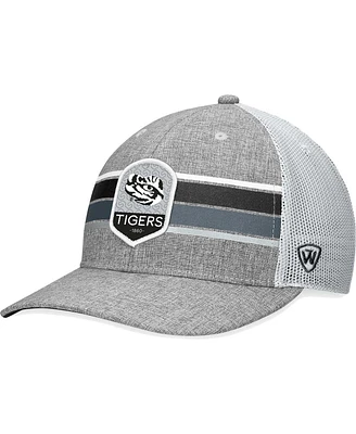 Top of the World Men's Heather Gray Lsu Tigers Essential Trucker Adjustable Hat