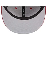 New Era Men's Red Miami Heat Jersey Hook Statement Edition 9FIFTY Snapback Hat