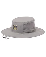 Columbia Men's Gray Michigan Wolverines Bora Bora Iii Omni-Shade Booney Hat